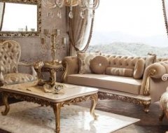 Меблі для вітальні в класичному стилі