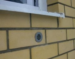 Вентиляційний клапан в стіні: особливості і пристрій